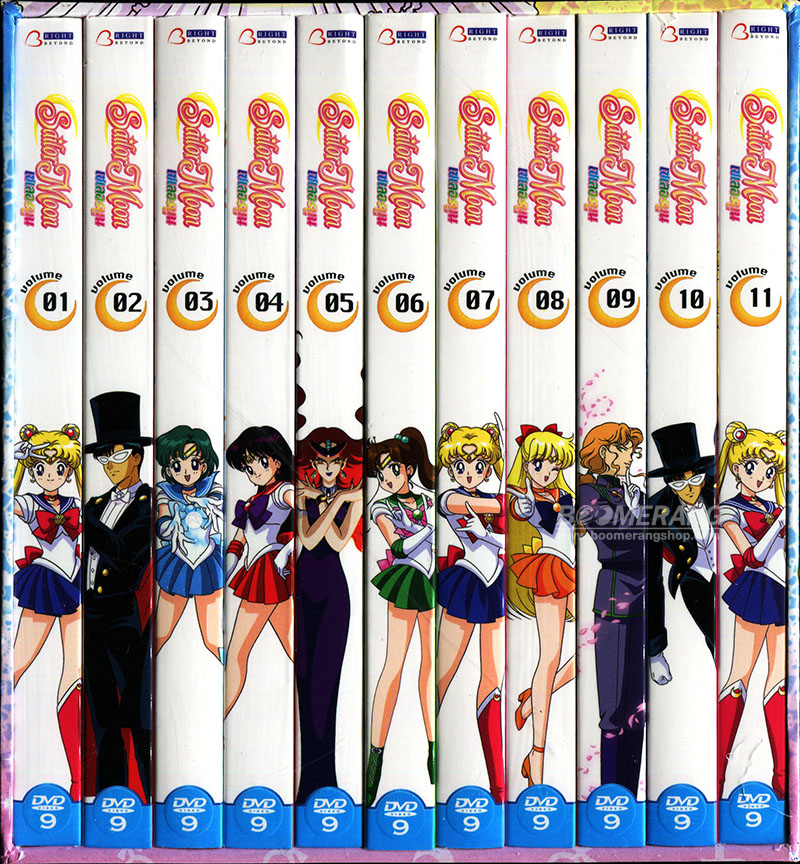 Sailor Moon (DVD Box Set 11 Disc) (DVD 9) Thailand Online BluRay, DVD, CD